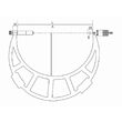 Micrometru cu domeniu mare de masura, avans 0.5 mm/rot., Klass