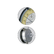 Ceas comparator analog, cadran Ø60mm, cu indicatoare de toleranta si capac cu clema separat, Klass
