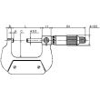 Micrometru mecanic de exterior, strangere prin frictiune, DIN863