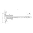 Subler de mici dimensiuni cu falci ascutite DIN 862, INOX, Klass