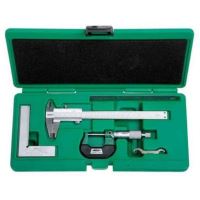 Set instrumente de masura, 4 buc/set, subler mecanic div. 0,05 mm, INSIZE 