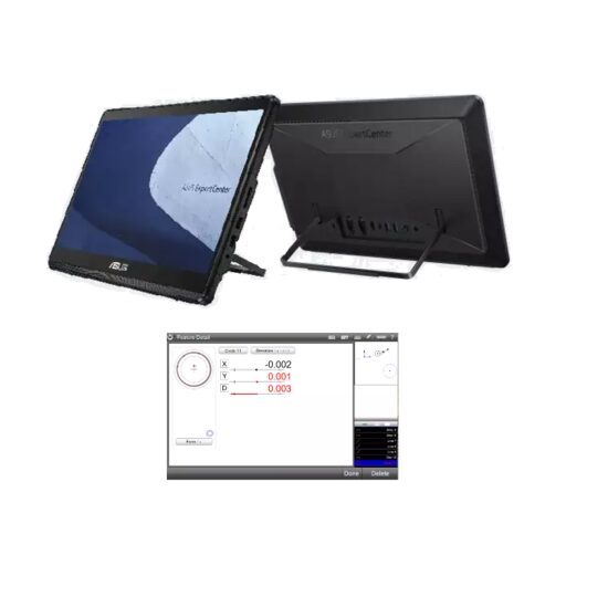 Software M2 + tableta Asus, FARA detectare margine pentru profil proiector Mitutoyo
