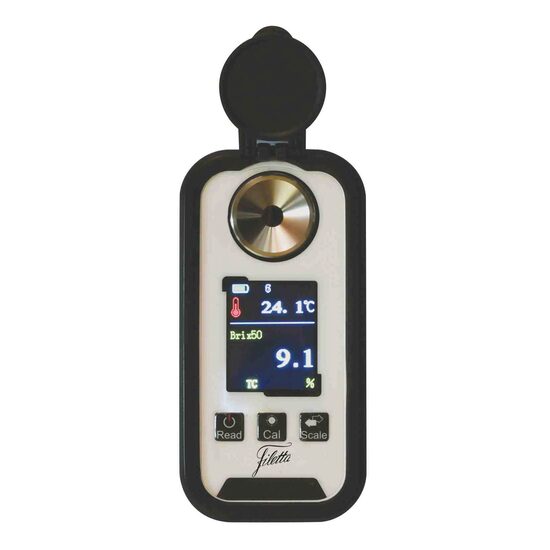 Refractometru digital pentru emulsie (lichid de răcire), IP65, Filetta, 