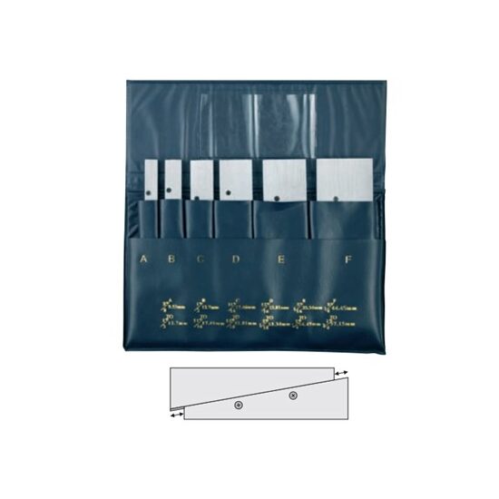 Set cale pereche tip pana, paralele, Schut 