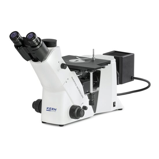 Microscop metalurgic inversat KERN OLM, 