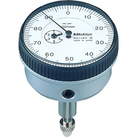 Ceas comparator analog axial Ø40mm, 0-5mm / 0.01mm, Mitutoyo