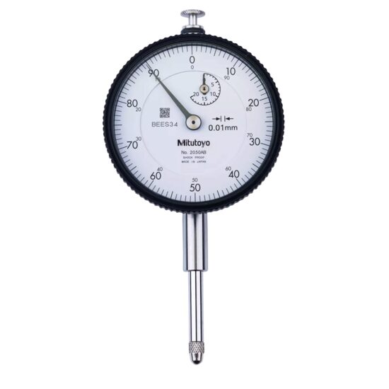 Ceas comparator analog, 0-20mm / 0.01mm, spate plat Mitutoyo