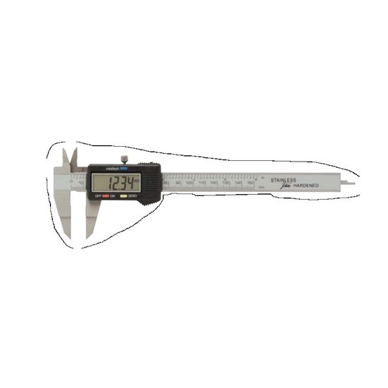 Subler digital cu falci subtiate 0.75 - 1mm, Schut, 