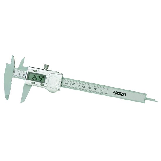 Șubler digital din plastic întărit, non-magnetic INSIZE, 