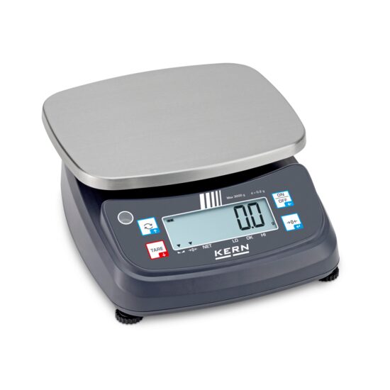 Cântar de banc pentru entry-level cu placă de cântărire din inox, Kern FPE, 