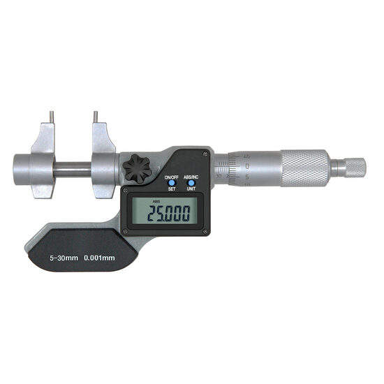 Micrometru digital de interior in 2 pct., IP 65, Klass