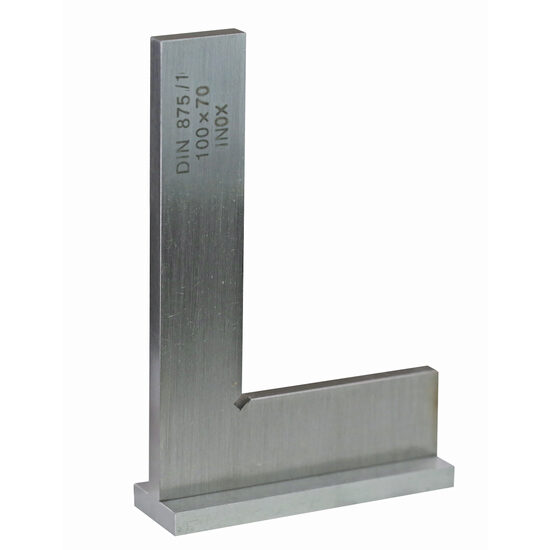 Vinclu de precizie cu talpa, INOX DIN875/1, Klass