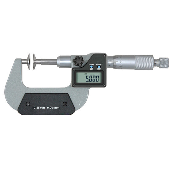 Micrometru digital cu discuri nerotative, IP65, Klass