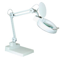 Lupa lucru cu iluminare tub fluorescent cu baza, Schut