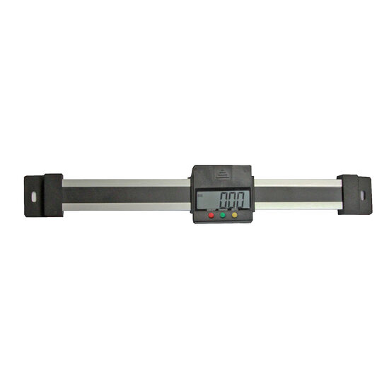 Scala digitala orizontala, aluminium DIN 862, sistem capacitiv, Klass