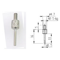 Palpator ceas comparator, filet 2,5 mm , Klass