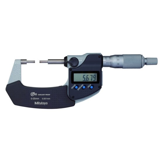 Micrometru digital ptr. masurat caneluri, bacuri Ø3 x 10 mm, Mitutoyo,