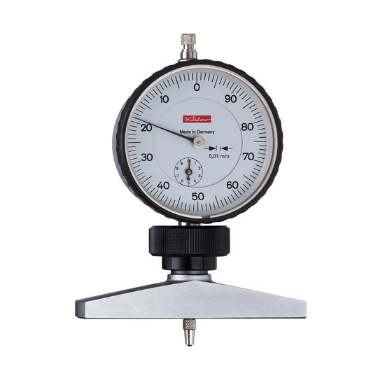 Ceas comparator mecanic cu baza, pentru masurarea adancimii TM/2, Kaefer
