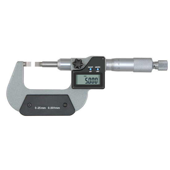 Micrometru digital cu bacuri tip lama, IP 65, Klass