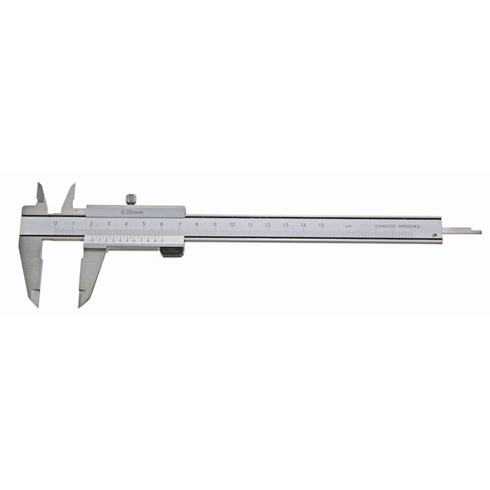 Subler mecanic, parallax-free, DIN 862, INOX, surub de blocare , Klass