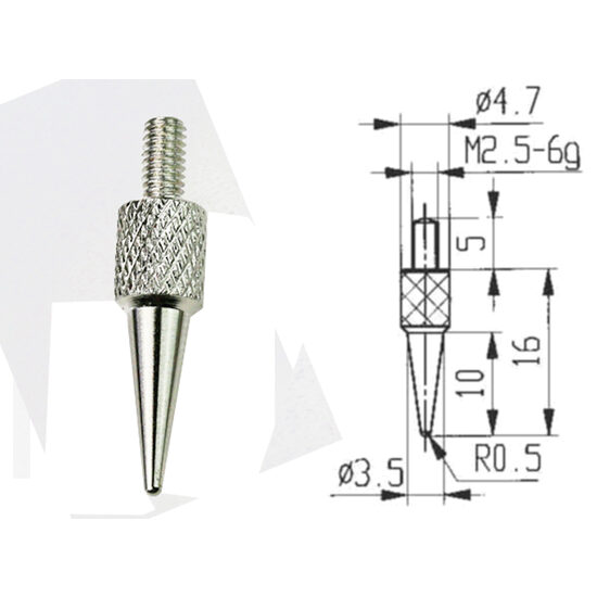 Palpator ceas comparator, filet 2,5 mm , Klass