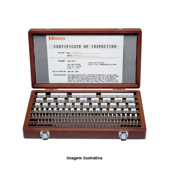 Trusa cale plan paralele ceramice EN ISO 3650, clasa 1, Mitutoyo