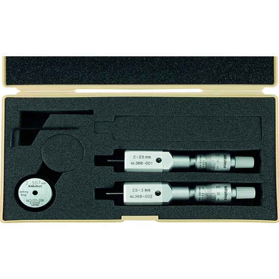 Set micrometre mecanice, interior in 2 puncte Mitutoyo,