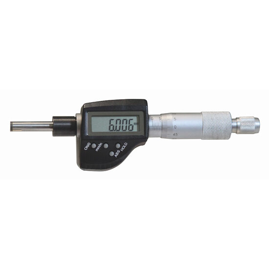 Tambur micrometric digital, cu bacuri din carbura, 3 butoane, Klass