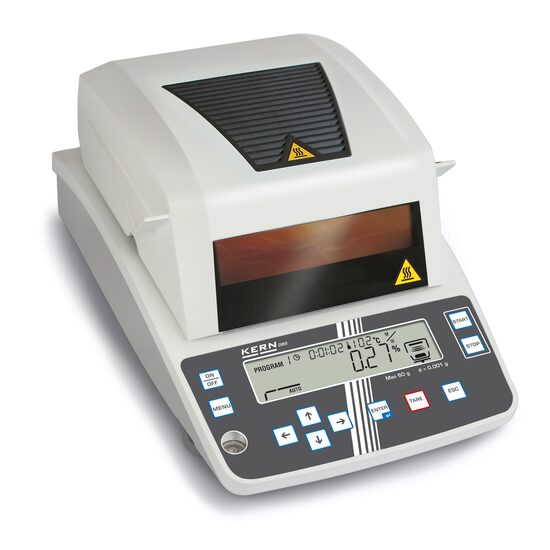 Analizor de umiditate digital KERN, model DBS, 