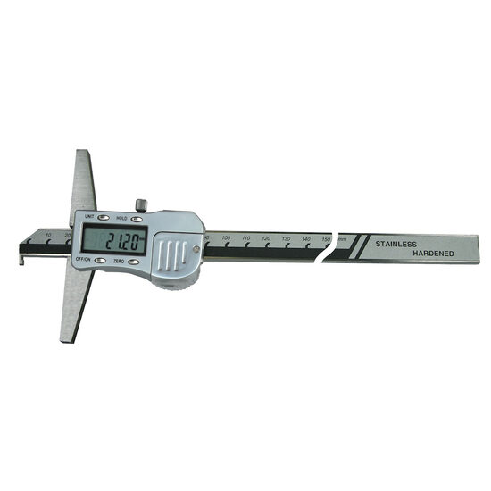 Subler digital de adancime cu cioc, carcasa metalica, INOX, Klass