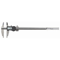 Subler digital cu ciocuri pentru exterior reglaj fin, inox, Klass