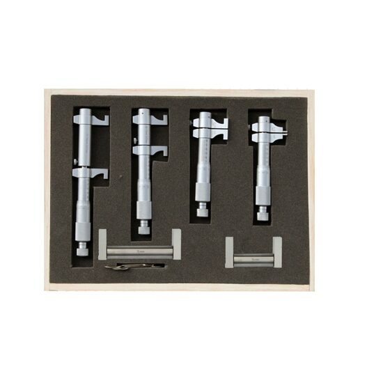 Set micrometre de interior in 2 pct. cu bac plat, Klass