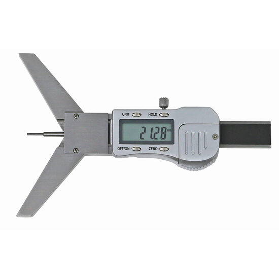 Subler digital de adancime cu baza prismatica masurat canale pana, domeniu 0-50 mm, Klass