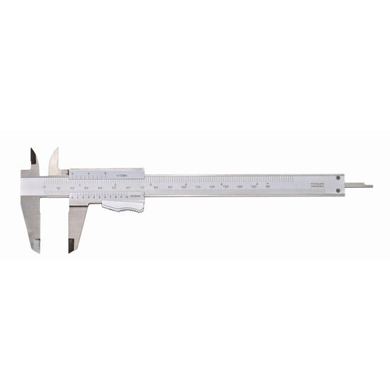 Subler mecanic DIN 862, monobloc, cu clema de blocare, Klass