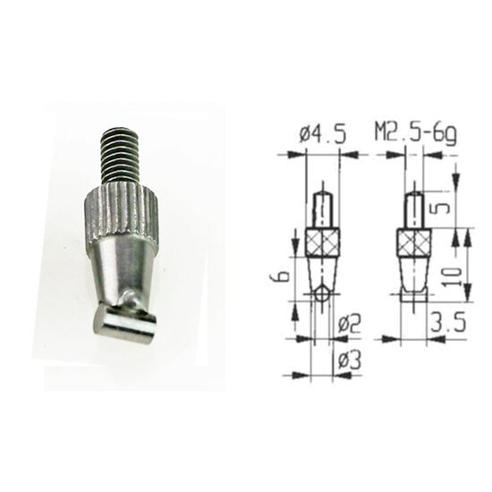 Palpator ceas comparator, filet 2,5 mm , Klass