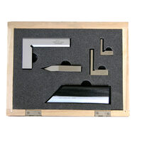 Set instrumente echere + rigla cu muchie ascutita, DIN 875/00, Klass