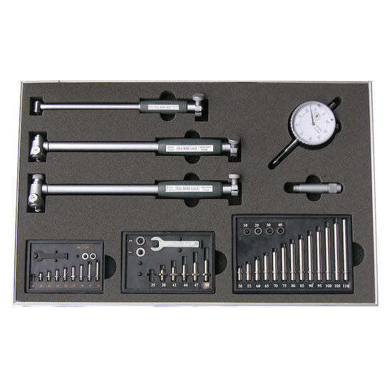 Set truse masurat alezaje cu ceas comparator analog, 3buc/set, Klass