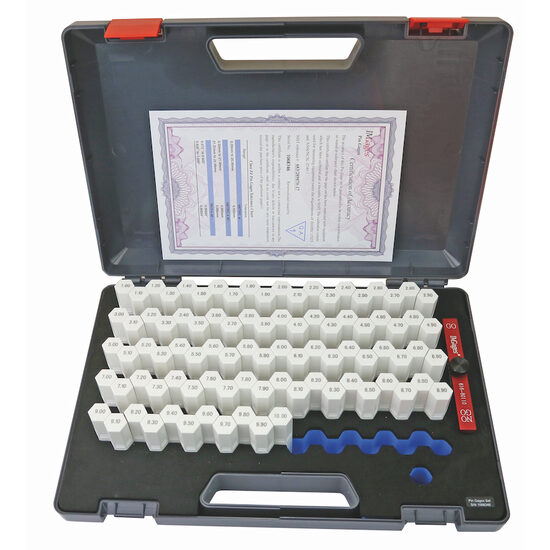 Trusa pini calibrati, L 50 mm, increment 0.1 mm, Klass