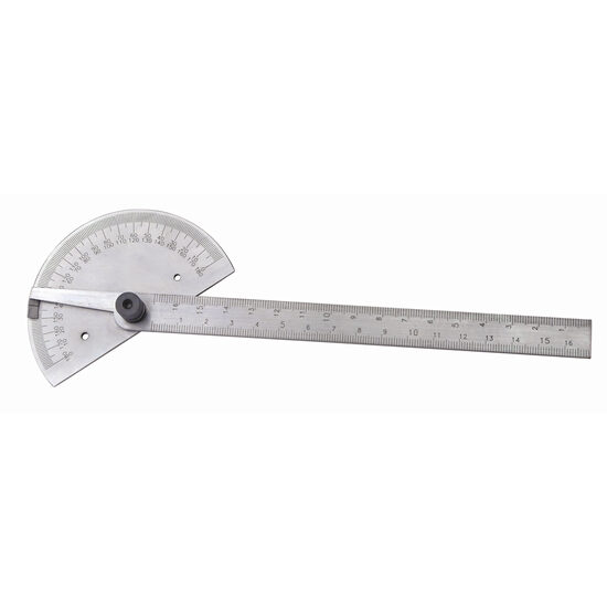 Raportor mecanic disc gradat din otel  0 - 180°, Klass