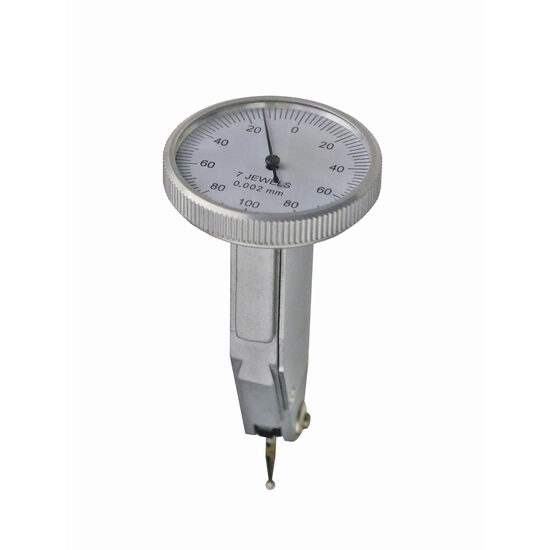 Ceas pupitast vertical, scala 0-100-0, palpator L=13.50 mm, Klass