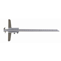 Subler mecanic de adancime, cu cioc dublu DIN 862, INOX, Klass