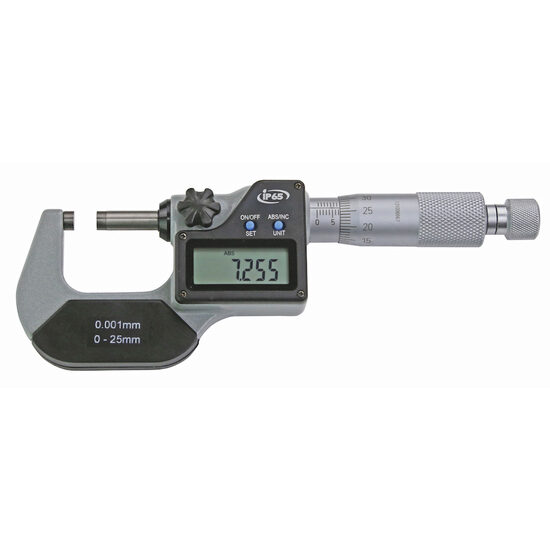 Micrometru digital cu IP 65, DIN 863, Klass