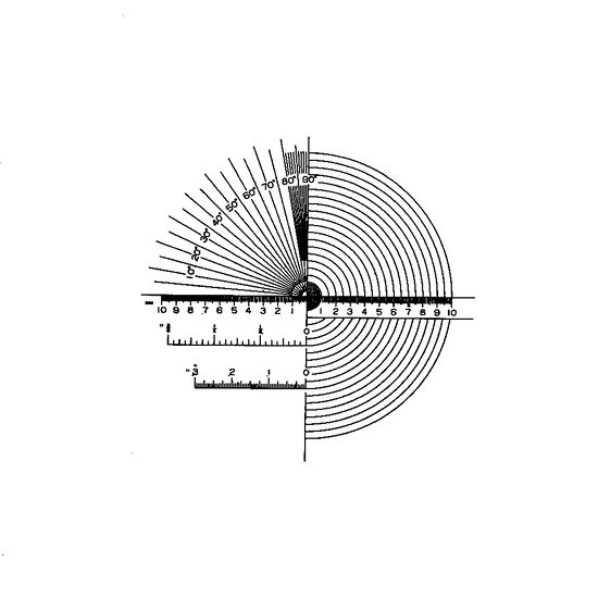 Scala gradata Nr.6 pentru lupa Peak 1983