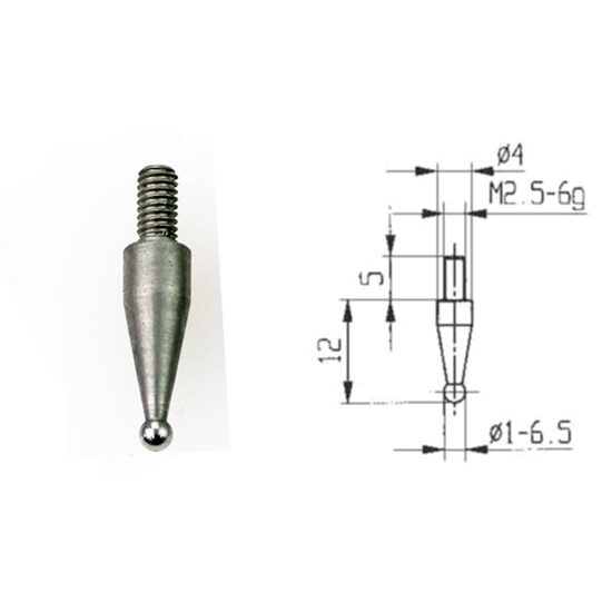 Palpator ceas comparator, filet 2,5 mm , Klass