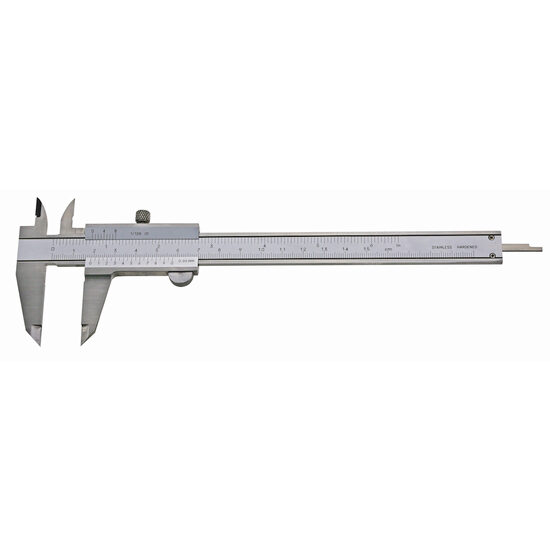 Subler mecanic TOP DIN 862, INOX, surub de blocare, Klass