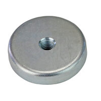 Baza rotunda cu magnet permanent, filet M8, Klass