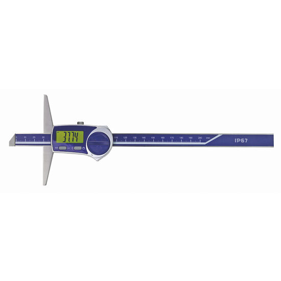 Subler digital de adancime inox, fara iesire de date, protectie IP67, Klass