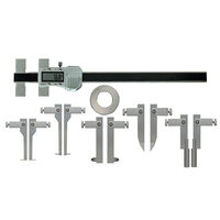 Subler universal cu 5 capete de masura schimbabile si inel de setare 30 mm, Klass