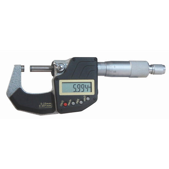 Micrometru digital de precizie, 4 butoane, DIN 863, Klass