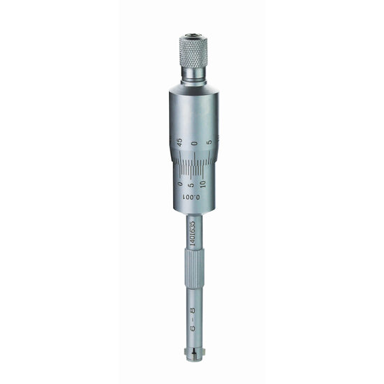 Micrometru mecanic de interior in 3 pct. bacuri din carbura, cu inel de setare, Klass